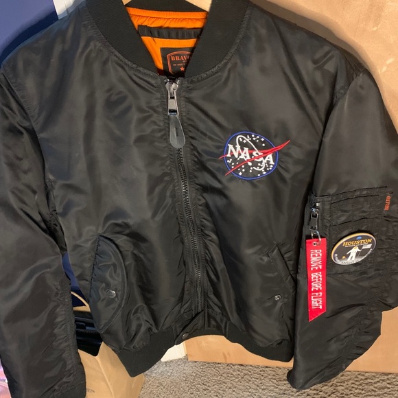 NASA bomber flight jacket, excellent condition. - Picture 2 of 5